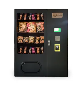 Máquina Expendedora de bebidas y aperitivos, Mini encimera de sobremesa negra personalizada con pantalla LCD de 5 pulgadas para negocios pequeños