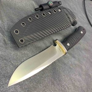 มีดพับเหล็ก Sherpa PM115 ด้ามจับ G10 สำหรับกิจกรรมกลางแจ้ง แคมป์ปิ้ง ใช้งานทางยุทธวิธี รับผลิตตามแบบ OEM ปรับแต่งได้ - Product Image 4