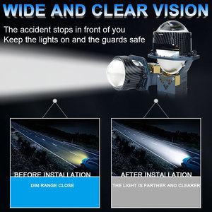 Proyector Bi-LED de Alta Calidad de 120W y 16000 Lúmenes, Lente Láser Bi de 3 Pulgadas, Lente HD, Reflector Dual, Faro LED de Doble Láser - Product Image 5
