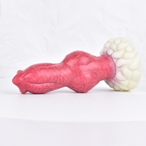 NNSX New Products for Sale Realistic Head and Balls Design Animal Dog Silicone <b>Dildo</b> Pussy SexToy - Product Image 6