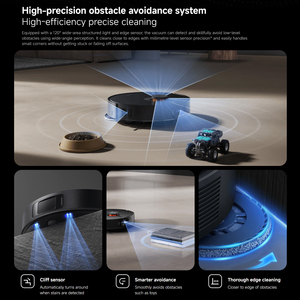 เครื่องดูดฝุ่นหุ่นยนต์ <span class=keywords><strong>Xiaomi</strong></span> ของแท้ X20ดูดสูงสุด8000PA 5200mAh แบตเตอรี่ lds อัจฉริยะไร้สายกวาดถู - Product Image 5