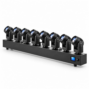 Barre de lavage inclinable à tête mobile 8x30W LED RGBW, huit têtes inclinables indépendamment pour concerts et spectacles télévisés - Product Image 2