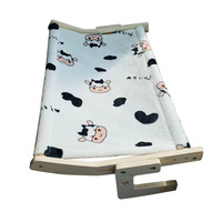 Hamac de fenêtre pliable de haute qualité pour chat, en bois imprimé, écologique, imperméable, pour intérieur