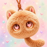 Gantungan Kunci Boneka AI, Mainan Boneka Interaktif dengan Ekspresi Lembut dan Sentuhan Responsif untuk Anak Usia 5-7 Tahun, Hadiah
