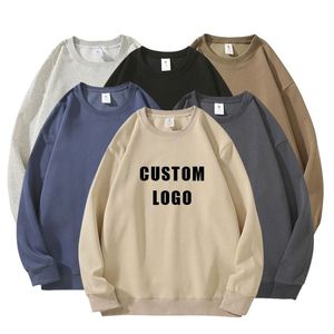 เสื้อผ้ากีฬาผู้ชายฤดูใบไม้ร่วงปี 2024 รุ่นยอดนิยม 320GSM แห้งเร็ว คอกลม ผ้าผสม แอธลีเชอร์ เสื้อพูลโอเวอร์แบบยูนิเซ็กซ์ สำหรับออกกำลังกาย - Product Image 1