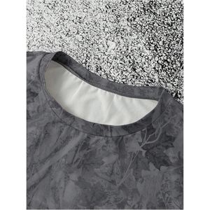 T-shirt camouflage personnalisé pour homme, manches courtes, imprimé feuille d'érable, style vintage, hauts d'été, streetwear - Product Image 2