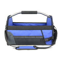 Grand sac fourre-tout ouvert pour outils, en polyester 600D/1680D, OEM/ODM, capacité 150 lb, pour le detailing automobile, le rangement, le lavage de véhicules et les mécaniciens automobiles