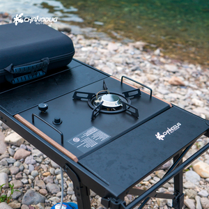 Mesa Plegable para Picnic, Mesa IGT de Aleación de Aluminio, Mesa de Estilo Panel Metálico con Altura Ajustable para Acampar al Aire Libre - Product Image 5