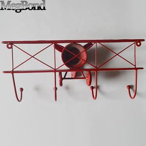 Shabby rosso antico aereo in metallo gancio <span class=keywords><strong>da</strong></span> <span class=keywords><strong>parete</strong></span> per la casa decorativo vecchio aereo <span class=keywords><strong>appendiabiti</strong></span> - Product Image 6