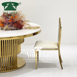 Chaise de mariage royale de luxe, mobilier pour événements, chaise de banquet de mariage - Product Image 4