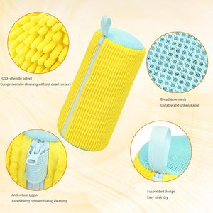 Portable Travel Microfiber Shoe Washing <b>Bag</b> Tear Resistant and Reusable with Large Capacity for Shoe Washing Machine Use - Product Image 3