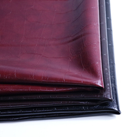 Cuir PU gaufré effet crocodile, écologique et imperméable, couleur personnalisable, pour emballage de vin, mobilier, vêtements et rangement élégant