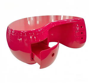 Mostrador de Recepción Creativo para Exposiciones, Mostrador Artístico de Fibra de Vidrio, Muebles de Oficina Comerciales Personalizados - Product Image 5
