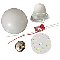 Fabricant de cartes de source lumineuse LED, vente directe, haute luminosité, pièces détachées en aluminium recouvert de plastique, carte de lampe à bulles