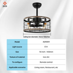 モダンな装飾的な6速天井ファンライトセルリングファンLEDリモコン天井ファンライト - Product Image 3