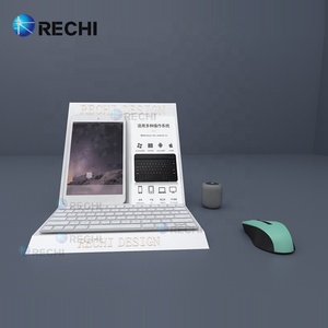 Rechi tùy chỉnh Acrylic điện thoại di động Phụ Kiện bán lẻ POS Rack hiển thị cho máy tính bảng & bàn phím không dây bán lẻ merchandiser hiển thị - Product Image 1