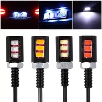 Haute qualité 12V 5630 3SMD Eagle Eyes Auto lampes 7 couleurs voiture moto plaque d'immatriculation lumière accessoires usine directe