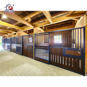 Shinehope Bâtiments équestres d'équitation sur pied Panneaux de stalle de chevaux Conception Écuries de chevaux à vendre - Product Image 1