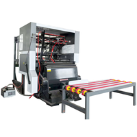 Machine de découpe et de rainurage pneumatique à plat pour la fabrication de boîtes en carton ondulé