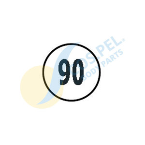 Nouveau disque de limite de vitesse avec 90 KM/H - Product Image 1