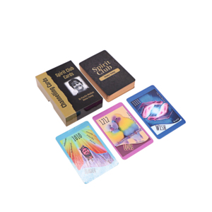 Impression personnalisée en gros, bord doré, vernis brillant, papier d'art, Divination, Spirit Club, <span class=keywords><strong>Oracle</strong></span>, cartes, avec couvercle et boîte inférieure - Product Image 2