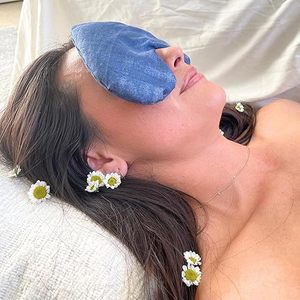 Microwave <strong>Love</strong> Eye Pillow with Lavender &amp; Flaxseed for Hot Therapy, Weighted Heating Pillow for <strong>Relaxation</strong>,Yoga,Stress Relief - Product Image 5