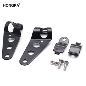 Support universel de phare de moto en acier pour <span class=keywords><strong>fourche</strong></span> de 35-43mm/28-36mm - Product Image 4