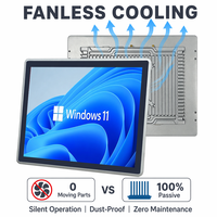 Computadora Industrial YCT con Pantalla Táctil Sin Ventilador, Chasis de Aluminio, 2 Antenas, Montaje VESA, Sistema de Control IIoT