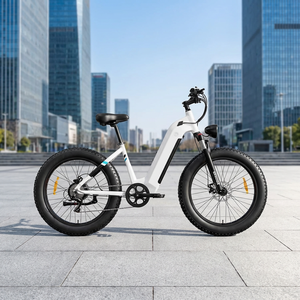 Vélo électrique en alliage d'aluminium avec roues de 26 pouces et moteur de 1000 W |   8 vitesses et batterie amovible |   Utilisation en ville/sur route - Product Image 1