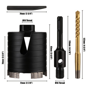 Janelai Diamond Hole Saw Core Bit - Professional Construction/Renovation Drill Bit with <strong>M16</strong> SDS-plus Holder - Product Image 3