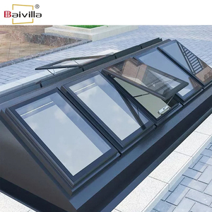 Ventanas de Aluminio Plegables para Sótano, Ahorro de Energía, Claraboya para Ático, Deslizamiento Automático, Trapezoidal, Resistente al Viento - Product Image 3
