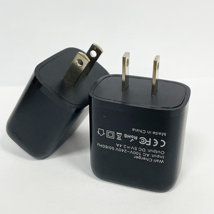 Cargador de Teléfono Móvil Doble USB de 12W con Enchufe Estadounidense Negro, <span class=keywords><strong>Precio</strong></span> Económico, Embalaje en Caja, con Cable USB a 8 Pines para iPad/<span class=keywords><strong>AirPods</strong></span> - Product Image 2