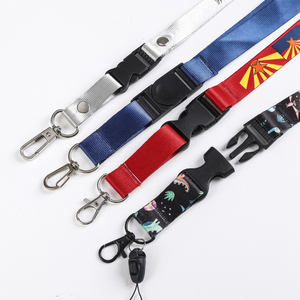 Dây buộc an toàn tùy chỉnh dây giữ huy hiệu Chuỗi vòng cổ LANY cho chủ thẻ và dây buộc <span class=keywords><strong>polyester</strong></span> dây buộc Logo tùy chỉnh - Product Image 6