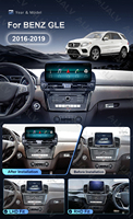 Ensemble d'écran complet Aijia avec Android Auto, GPS, aide au recul et écran tactile pour Benz GLE 2016-2019, installation facile