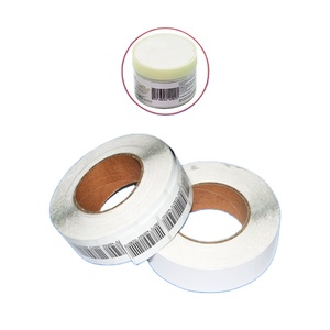 40*40Mm Eas Mỹ Phẩm Từ Tính Có Thể In Mã Vạch Nhãn Eas Rf Nhãn Chống Trộm - Product Image 1