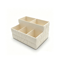 Nouvelle boîte de rangement de bureau en plastique PP durable 2026 avec séparateurs, idéale pour diverses situations, plateau de rangement pour cosmétiques