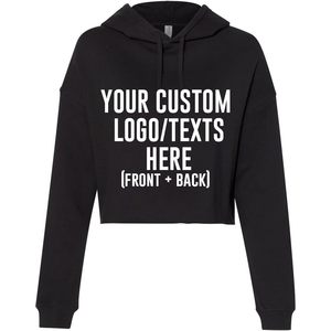 2025 léger multicolore Afx64crp conçu sur mesure sweats à capuche courts pour femmes sweats promotionnels - Product Image 3