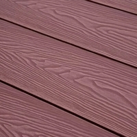 Planche de terrasse composite WPC extérieure gaufrée, imperméable et à faible entretien