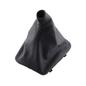Housse de levier de vitesse en cuir noir style classique pour BMW E46, 1 pièce - Product Image 3