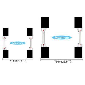 Kit de Apilamiento Ajustable de 45-64 cm para Lavadoras y Secadoras, Kit de Apilamiento de 25/24/23/22/21/20/19 Pulgadas para Lavadora y Secadora - Product Image 3