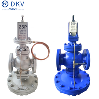 DKV 25P Soupape de réduction de pression Vapeur Pilote Diaphragme Soupape de réduction de pression Fonte ductile Vapeur Eau PRV Régulateur de pression