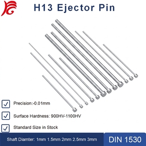 Perno Estrattore Micro SKD61 DIN 1530, Pino Estrattore 1mm 1.5mm 2mm 2.5mm 3mm Resistente all'Usura per Stampi in Metallo e Pressofusione - Product Image 1