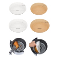 2022 neues billiges rundes Pergament papier für Air Fryer Einweg-Tray-Liner mit Pergament papier in Air Fryer