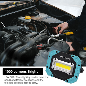 Xách tay 10 Wát <span class=keywords><strong>COB</strong></span> LED làm việc ánh sáng cho cơ khí cho hội thảo Road & Cắm Trại Ngoài Trời tạm thời nhà để xe xây dựng ứng dụng - Product Image 5