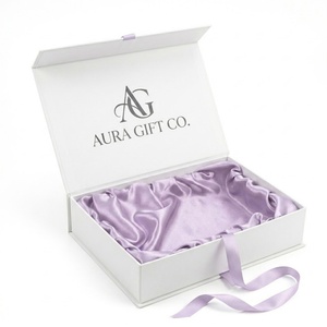 Boîte en carton rigide de luxe avec logo personnalisé, fermeture magnétique, pour emballage cadeau, vente en gros directe usine - Product Image 1