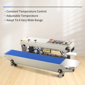 Dbf-1000B Mực in niêm phong máy ngang tự động liên tục ban nhạc niêm phong Bộ phim nhựa niêm phong máy - Product Image 6