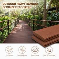 Plancher composite multicouche à clipser pour terrasses de jardins botaniques tropicaux et projets extérieurs de parcs paysagers