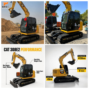 Miniexcavadora Usada CAT 308E2 Original de 7.5t con Pocas Horas de Trabajo para Proyectos Agrícolas, Municipales, de Canteras y Minería Ligera - Product Image 2