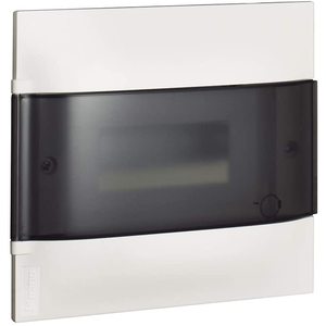 Quadro Elettrico a Muro Bticino Habita Line 8 Moduli DIN con Porta Fumé, Facile Installazione, Plastica IP20 - Product Image 1