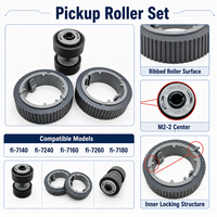 Rodillo de Freno para Fujitsu Fi-7160 Fi-7180 Fi-7260 Fi-7280 Fi-7300NX Fi-7140 Fi-7240 PA03670-0001 PA03670-0002